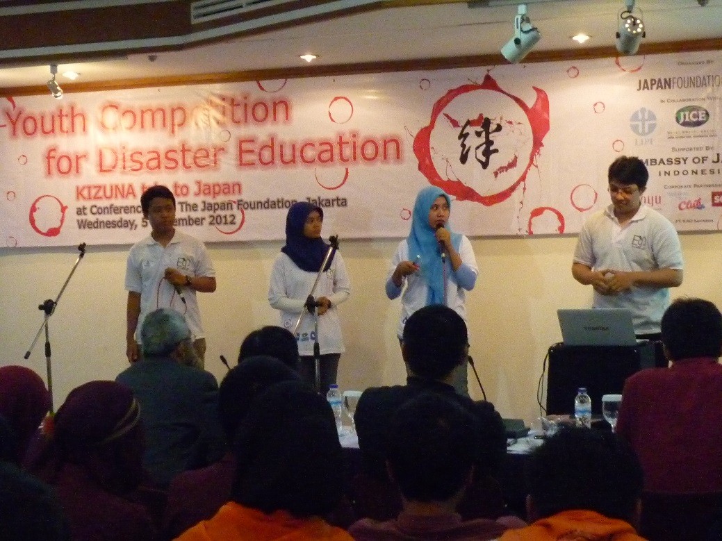 Final round Youth Competition for Disaster Education, 5 Desember 2012